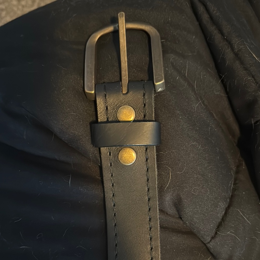 Black Leather Belt